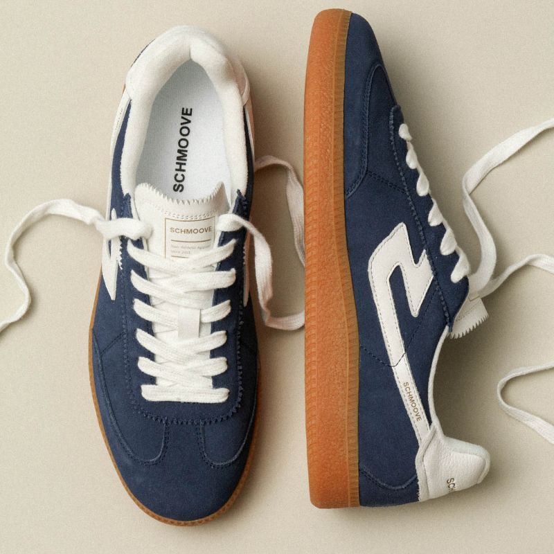 SHEFFIELD JOGGER M - SUEDE/NAPPA - MARINE/BLANC